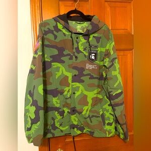 Michigan State Spartans X Salute to Service Nylon Camo Jacket NIKE L
